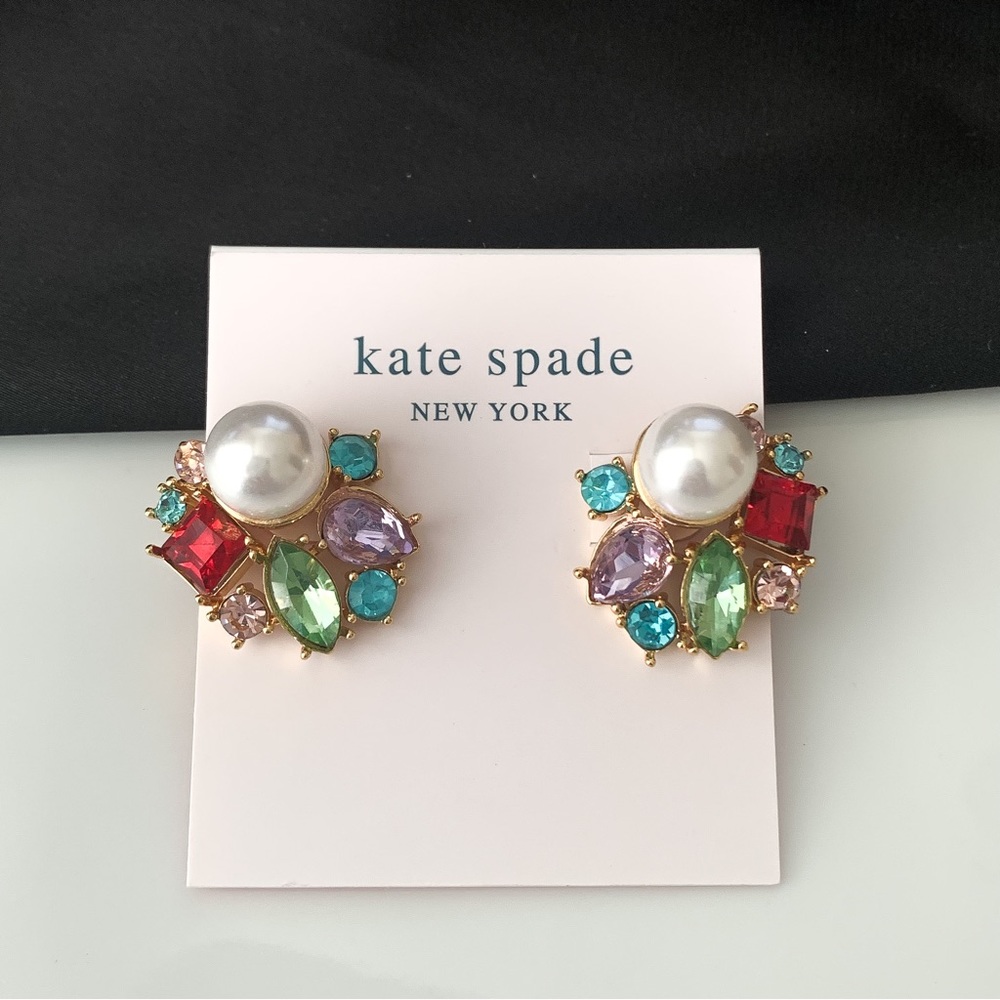 Kate Spade flower earrings - Picture 4 of 4